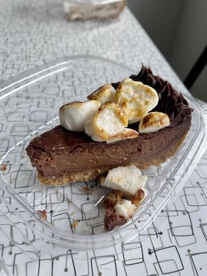 S’mores cheesecake   at Veggie Galaxy in Cambridge