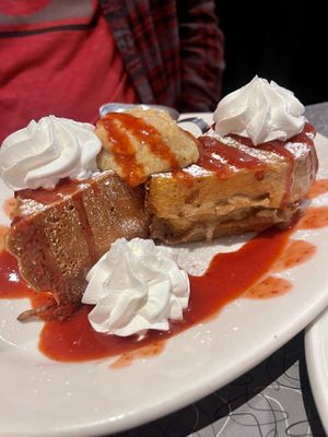 Stuffed French toast   at Veggie Galaxy in Cambridge