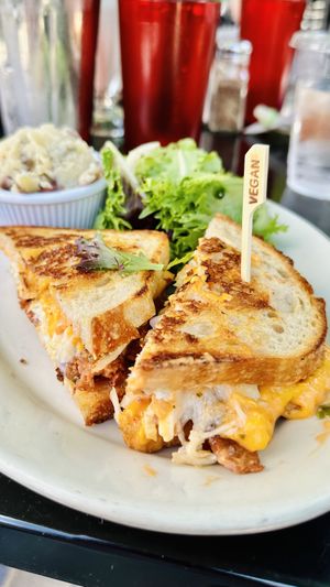 The Rachel, vegan on sourdough  at Veggie Galaxy in Cambridge