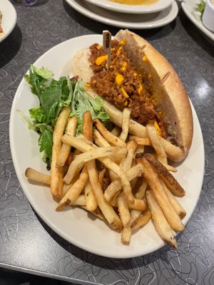“Steak” and Cheese at Veggie Galaxy in Cambridge