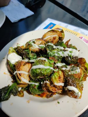 Brussel sprouts (highly recommend) at Veggie Galaxy in Cambridge