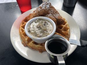   at Veggie Galaxy in Cambridge