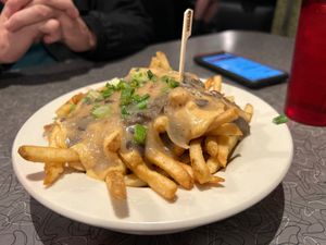 Poutine  at Veggie Galaxy in Cambridge