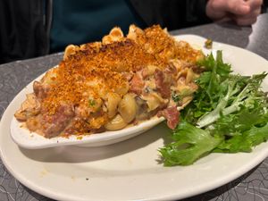 Loaded Mac & cheez at Veggie Galaxy in Cambridge