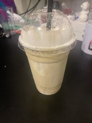 Ginger spice nog frappe  at Veggie Galaxy in Cambridge