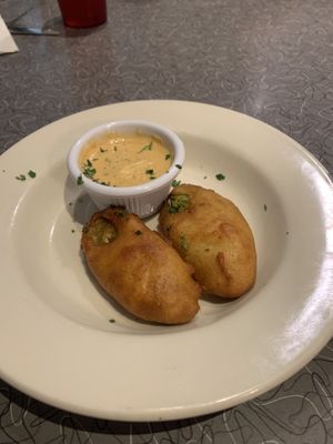 Fried pickles   at Veggie Galaxy in Cambridge