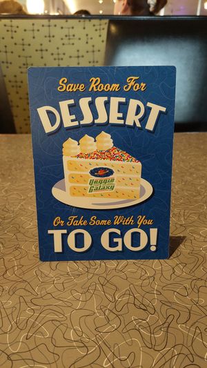 If you insist... at Veggie Galaxy in Cambridge