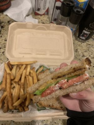 Blt  at Veggie Galaxy in Cambridge