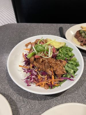 Bbq jackfruit bowl  at Veggie Galaxy in Cambridge