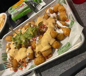 Tatchos  at Veggie Galaxy in Cambridge