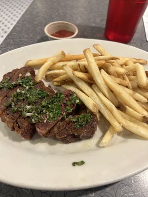 Steak Frites  at Veggie Galaxy in Cambridge