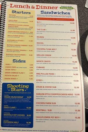 New menu (2)  at Veggie Galaxy in Cambridge