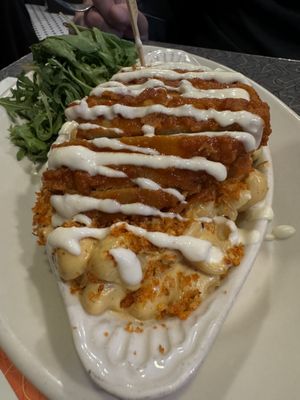 Buffalo chicken Mac and cheese   at Veggie Galaxy in Cambridge