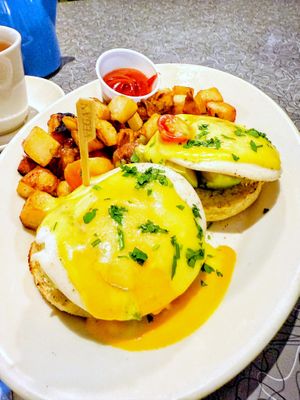 Avocado Vegan Benedict   at Veggie Galaxy in Cambridge