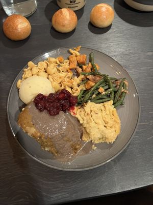 Thanksgiving pre fixe take home meal  at Veggie Galaxy in Cambridge
