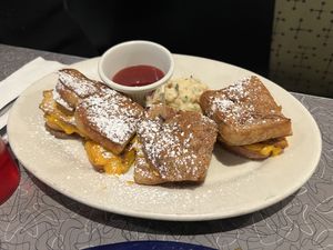 Monte cristo  at Veggie Galaxy in Cambridge