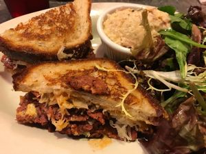 Reuben at Veggie Galaxy in Cambridge