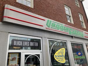   at Veggie Galaxy in Cambridge