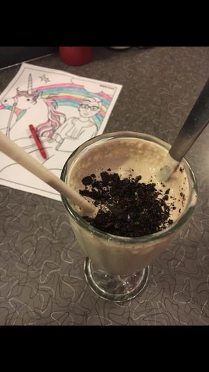 Vegan Oreo shake  at Veggie Galaxy in Cambridge