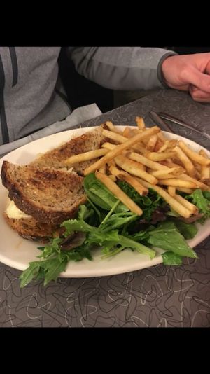 Seitan Reuben  at Veggie Galaxy in Cambridge