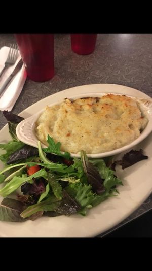 Vegan Shepard’s pie at Veggie Galaxy in Cambridge