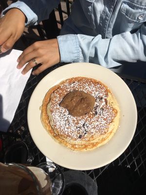 Chocolate chip pancakes at Veggie Galaxy in Cambridge