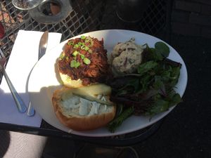 The BBQ! at Veggie Galaxy in Cambridge