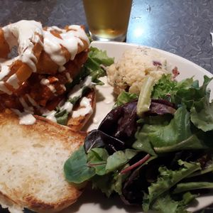 BBQ Burger at Veggie Galaxy in Cambridge