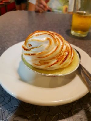 The lemon pie at Veggie Galaxy in Cambridge