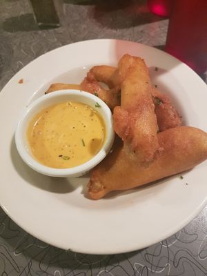 Fried Pickles! (Vegan) at Veggie Galaxy in Cambridge