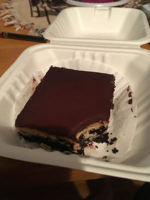 Buckeye brownie at Veggie Galaxy in Cambridge