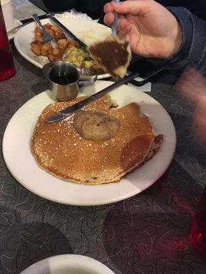 GF pancake at Veggie Galaxy in Cambridge