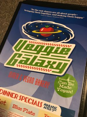 Everything can be made vegan  at Veggie Galaxy in Cambridge