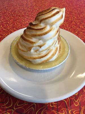 Lemon meringue pie  at Veggie Galaxy in Cambridge
