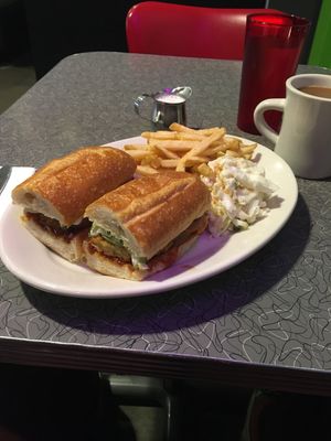 Big Crunch in little Tokyo cutler special  at Veggie Galaxy in Cambridge