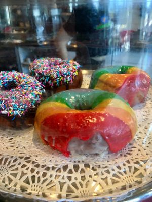 Vegan donut fun at Veggie Galaxy in Cambridge