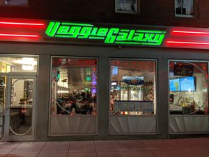 cute diner! at Veggie Galaxy in Cambridge