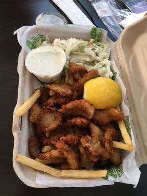 Fried clams (blue plate special). So good!!! at Veggie Galaxy in Cambridge