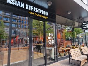 Front / entrance at WOK! Asian Street Food in Utrecht