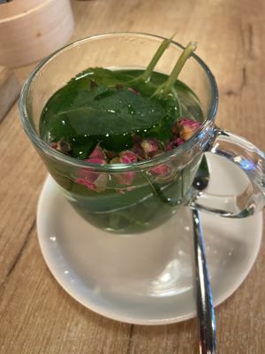 Rose & mint tea: tasty  at WOK! Asian Street Food in Utrecht