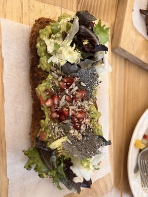 Avocado toast   at Billy Brunch Sevilla in Sevilla