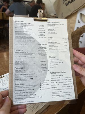 Menu  at Billy Brunch Sevilla in Sevilla