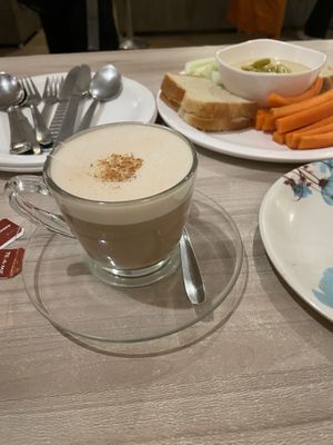 Soy milk available for drinks  at Be Happy in Bodhgaya