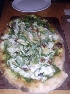 pesto pizza at Mohawk Bend in Los Angeles
