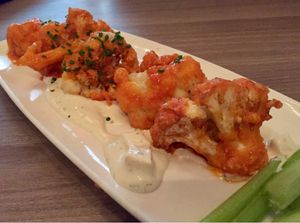 Buffalo cauliflower wings  at Mohawk Bend in Los Angeles
