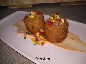 Crabcakes at Mohawk Bend in Los Angeles