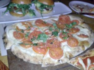 the trinity pizza at Mohawk Bend in Los Angeles