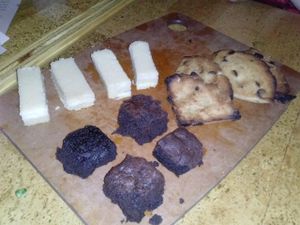 brownies, chocolate chip cookies and lemon bars at Mohawk Bend in Los Angeles