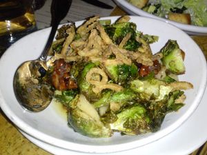 Brussels sprouts at Mohawk Bend in Los Angeles