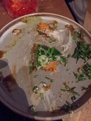 Sweet potato dish at Night Kitchen in Berlin